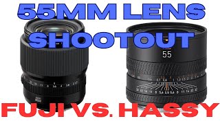 Medium Format Lens Shootout - Fuji 55mm f/1.7 vs. Hasselblad 55mm f/2.5