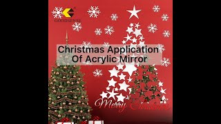 Christmas Application Of Acrylic Mirror