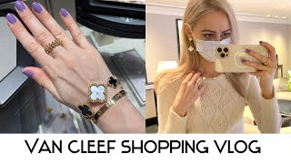 VAN CLEEF AND ARPELS SHOPPING VLOG | Black and Gold Style