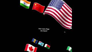 How many flags are there? #shorts #capcut #countries #challenge