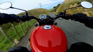 New Zealand road on Royal Enfield Meteor - Pure Exhaust Sound