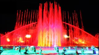 Dancing Music Fountain  Michael Jackson song  by WSCG in Vietnam