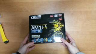 Распаковка Материнской платы Asus AM1I-A (sAM1, APUs, PCIe 2.0 x4)