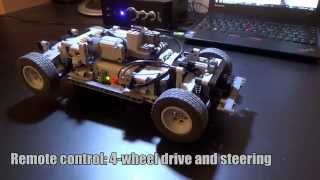 LEGO Technic AWD chassis with independent suspension