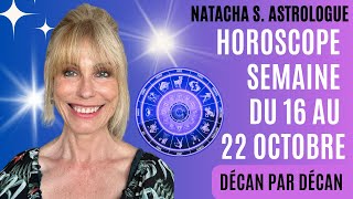 🌟 Horoscope semaine du lundi 16 octobre signe par signe & décan par décan