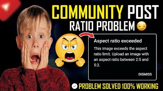 How to Fix community GIF post ratio problem | aspect ratio exceeded | 2:5 and 5:2 ratio problem