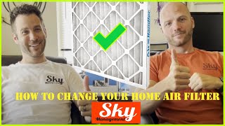 How to change the air filter in your house