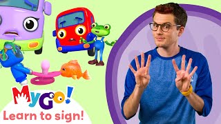 Baby Truck Loses Her Dummy | Learn Sign Language with Gecko's Garage! | MyGo! | ASL for Kids