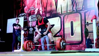 Deadlift at Cup of Amur region. All attempts (280-, 290-, 290-kgs) @ 94.5 kg b/w, 19 y/o