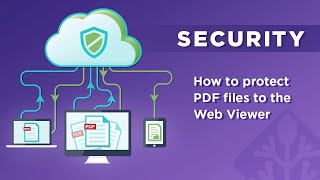 How to protect a PDF file to the Web Viewer for viewing in the browser