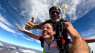 Maria's First Skydive! Tandem Jump from 10000 feet at iJump Gran Canaria