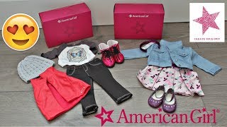 American Girl Create Your Own Doll Outfits Opening!