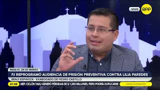 Entrevista a Benji Espinoza en RPP sobre el caso Lilia Paredes