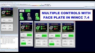 WINCC TUTORIAL: MULTIPLE CONTROLS WITH FACEPLATE IN WINCC 7.4