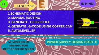 +5 volt power supply design in eagle, g-code generation, routing