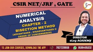 BISECTION METHOD // NUMERICAL ANALYSIS // CHAPTER -2 // # NET-JRF # GATE