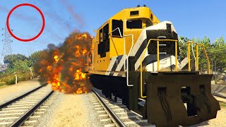 DETUVIMOS EL TREN EN GTA 5