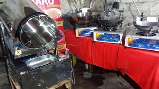 Jual mesin nasi goreng. universal cooker uk 32cm pesanan Bpk Budi Mulya pandaan Pasuruan