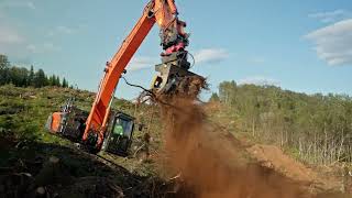 MultiGrab M clearing ground for a highway NORWAY