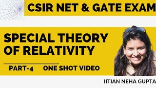 Special Theory of Relativity|Classical mechanics| formulas,PYQ,model questions of CSIR NET