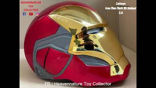 Avengers Endgame Iron Man Mark LXXXV(85) Helmet 3.0 Recolour(Cattoys)⭐⭐⭐💯💯💯