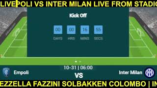 EMPOLI VS INTER MILAN LIVE | 2024 SERIE A TODAY MATCH LIVE | INTER MILAN VS EMPOLI LIVE MATCH