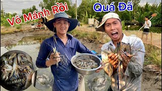 Cùng Anh QUỐC TOẢN 69 MIỀN TÂY Tát Ao Bắt Tôm Cua Biển Của Cô 6 Kênh KHẢI RIÊNG CÀ MAU BLMT 62