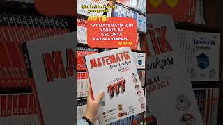 TYT MATEMATİK KAYNAK ÖNERİSİ|Mikroorijinal Yayınları #yks2024 #shorts #matematik #fyp #yks #youtube