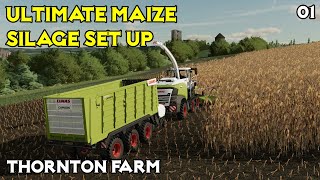 Straight into MAIZE SILAGE! - Thornton Farm Ep 1 - Farming Simulator 22