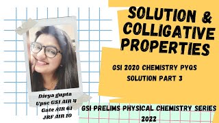 UPSC Geochemist | Geoscientist Preparation | GSI Prelims Chemistry Series 2022_Solution part 3