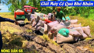 Giải Cứu Máy Cộ KUBOTA Bị Mắc Lầy Nặng | Mắc Lầy Quá nặng Luôn