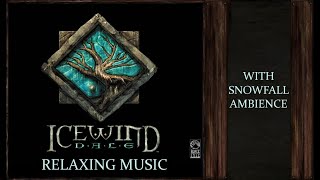 Icewind Dale 1 & 2 | Beautiful, Calm and Relaxing Music | Snowfall Ambience