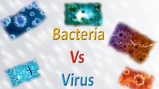 Virus Vs Bacteria -Simple explanation about difference between Bacteria and Virus