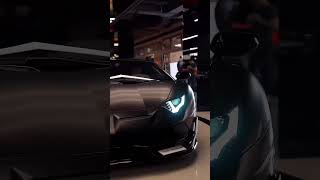 The bull in Matt black hits different LAMBORGHINI AVENTADOR SVJ #shorts #lamborghini