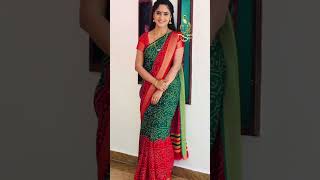 తేజస్విని గౌడ |tejaswini gowda sarees #shorts #tejaswinigowda #amarteju  #haul #devara #amardeep