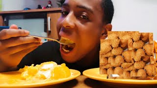 mukbang, akara and custard mukbang #mukbang #eatingshow