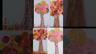 #shorts #diy #craft #kids #autumn #fall #tree  #easy #youtubeshorts