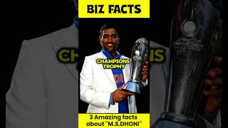 Amazing facts about M.S. Dhoni  #shorts #businessfacts #subscribe