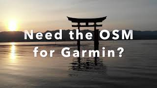 How to install Japan OSM on Garmin Edge | Free Japan OSM Download