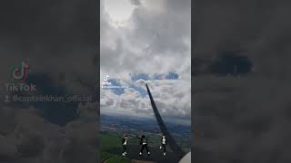 Cockpit View #pilots #pilotslife #captainkhan #summer #cockpit #pophamairfield #shorts #cloud#capcut