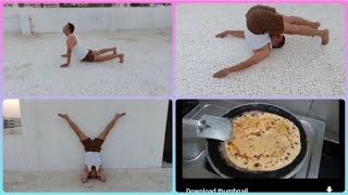 My EXERCISE | YOGA vlog 🧘‍♂🏋‍♂ | Enjoyed Pyaj ka Paratha in Dinner😋😋