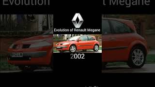 evolution of Renault Megane:#subscribe #tiktok #rek #рено #авто#cars #evolution #еволюція #топ