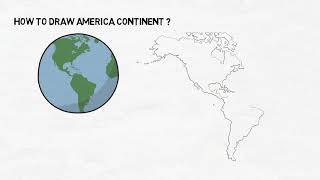 America Continent Drawing in Two Minutes