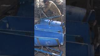 How To Make Wheelbarrow from Old Plastic Drums #randomthings #lifehacks #ytshorts