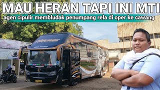 MAU HERAN TAPI INI MTI😍agen cipulir membludak penumpang rela di oper ke cawang