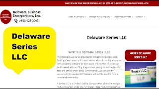 Delaware Series LLC | Delaware Business Incorporators, Inc.