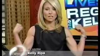 Kelly Ripa Flexing for Oprah