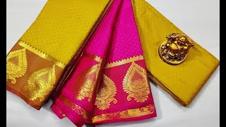 Exclusive Kanchipuram Weightless Semi Silk Sarees!!!