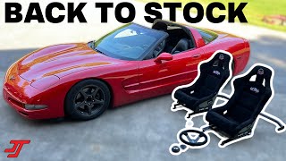 C5 Corvette Interior Mods & How They are Installed (By Taking Mine Out)