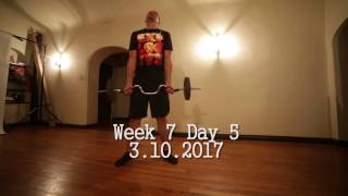 Non-explosive at-home training workout Week 7 Day 5